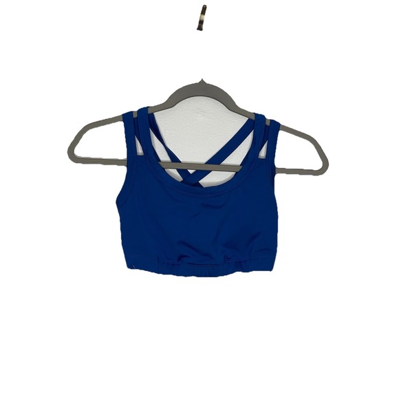 KIAVA Other - Kiava Women's Blue Sports Bra Size Small Pullover Activewear Workout Top